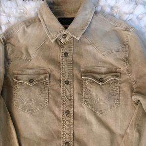 True Religion corduroy men’s shirt